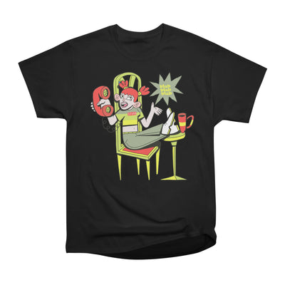 Telephone Call Blah - Character Illustration