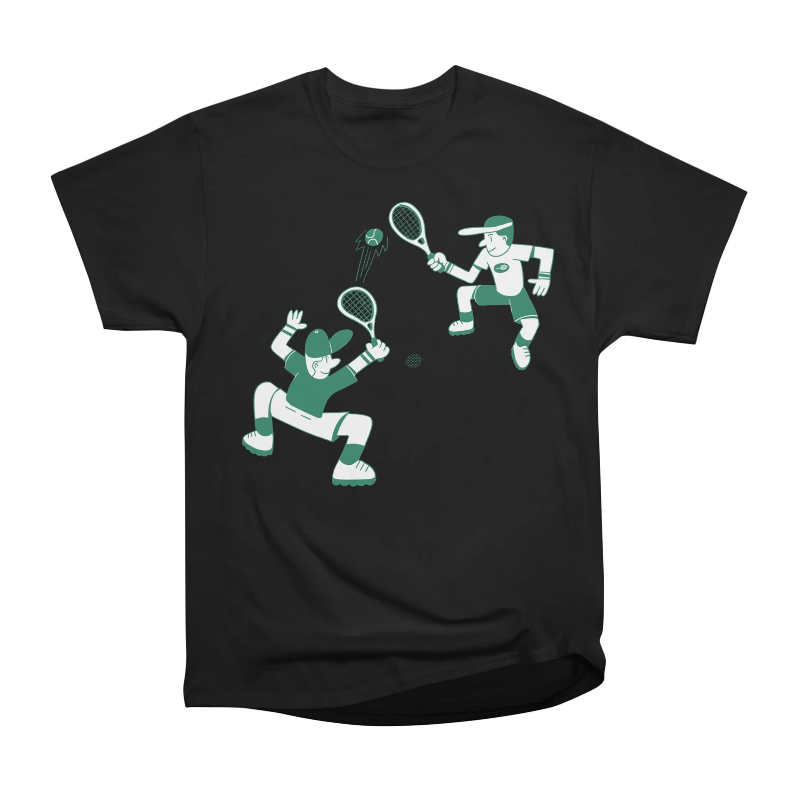 Tennis Player Duo - Character Illustration