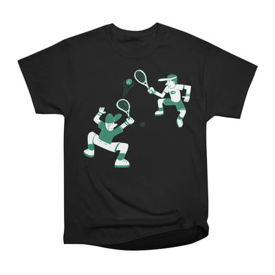 Tennis Player Duo - Character Illustration