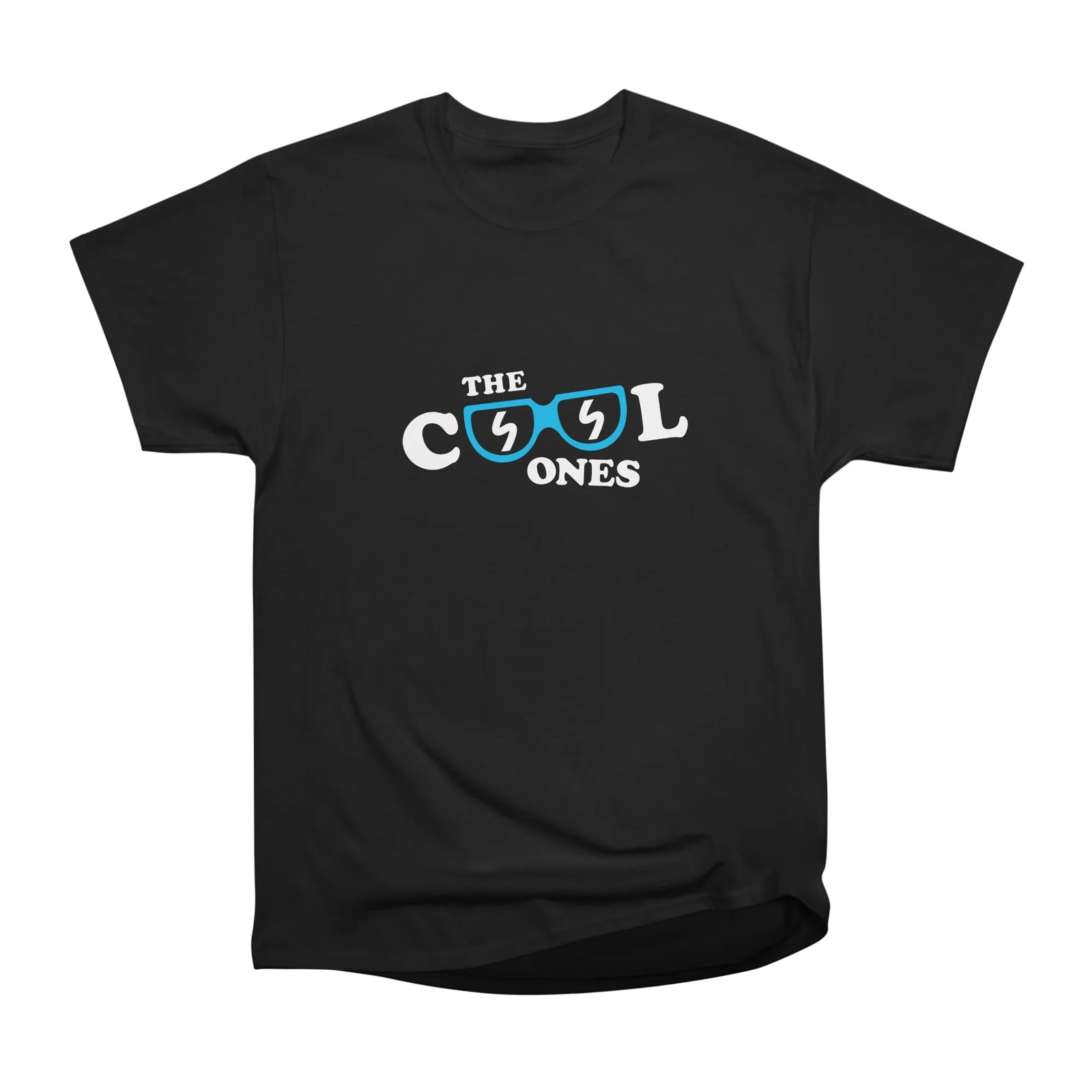 The Cool Ones Logo - Retro (electric blue on dark)