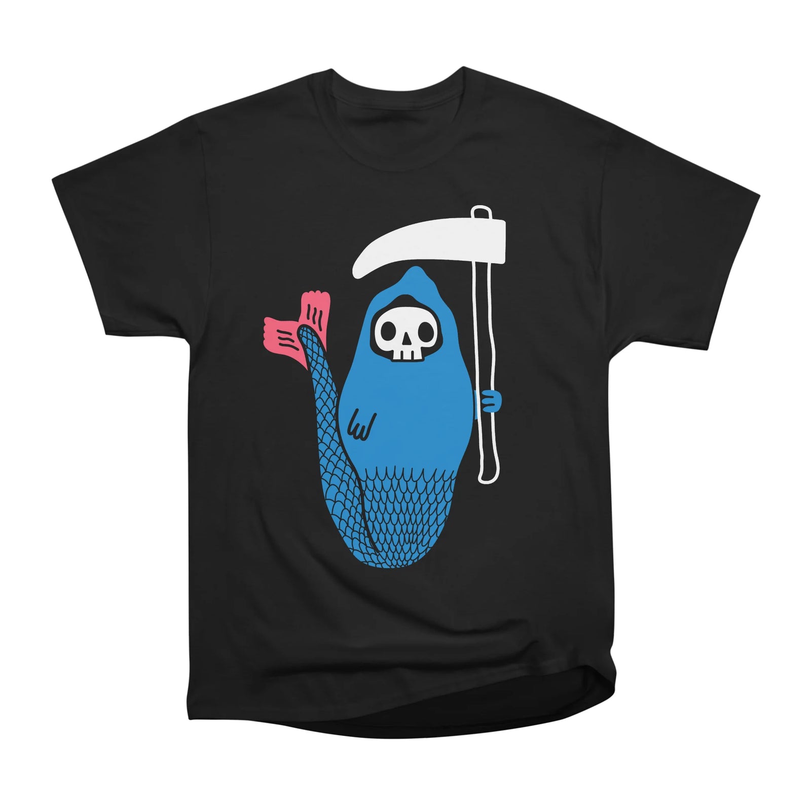 Mermaid Death Skull