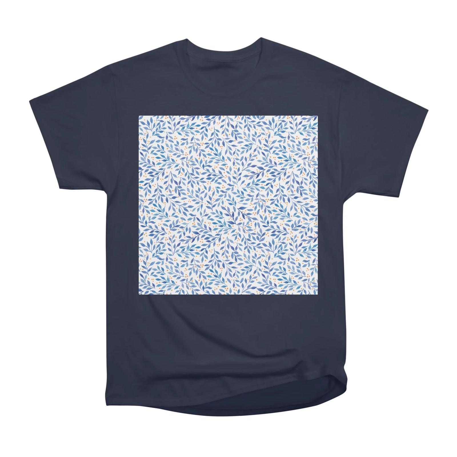 Berry Branches Pattern - Blue Palette