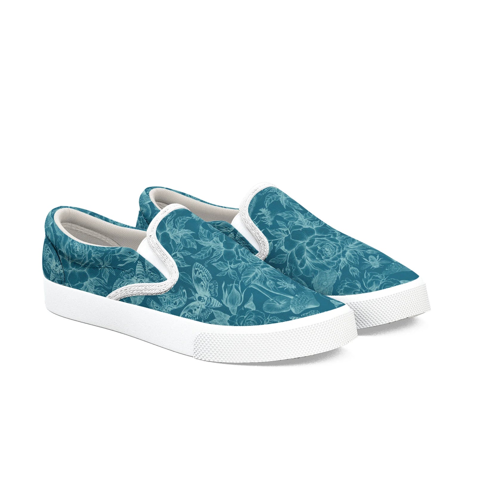 Botanical Pattern Cyan