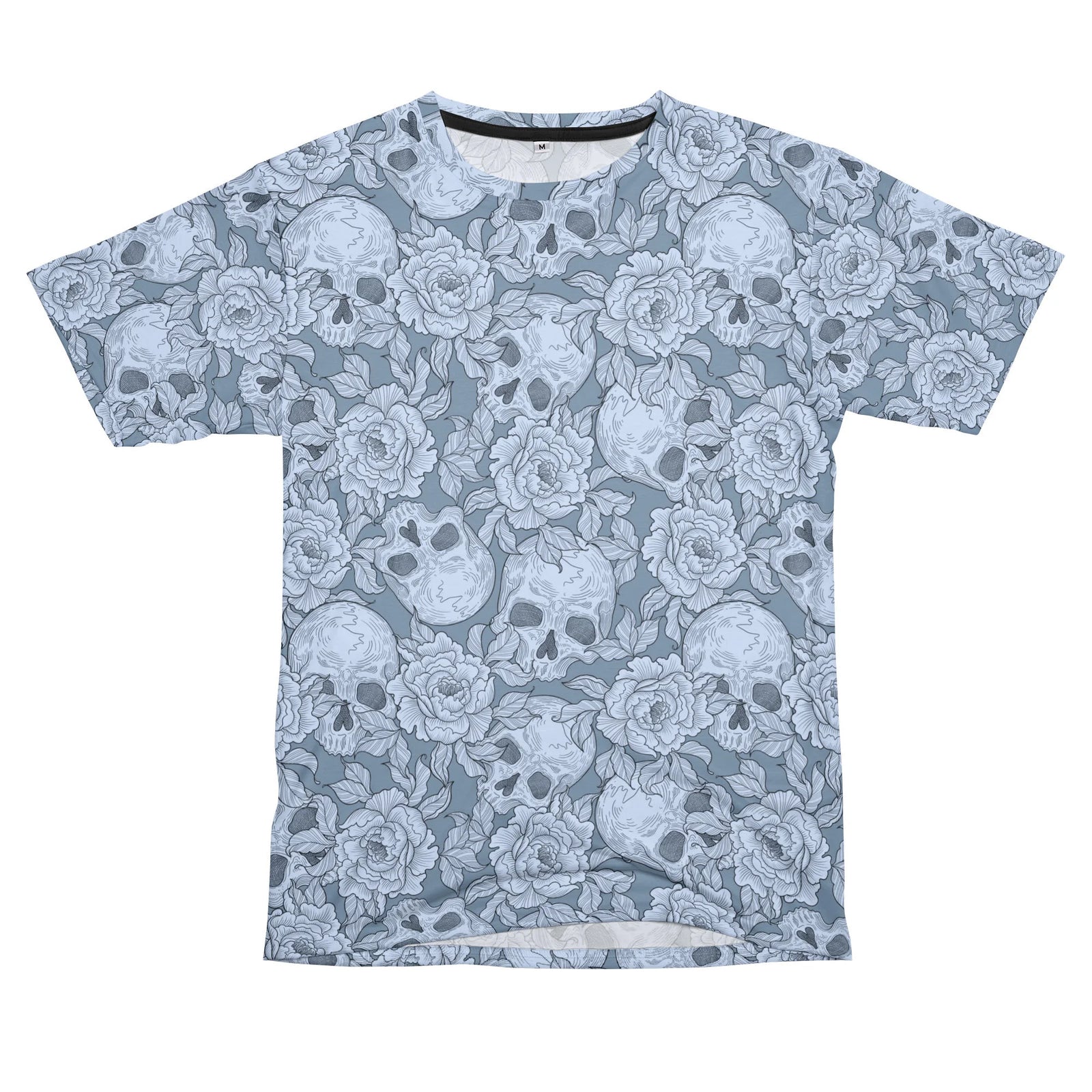 Skull and flowers pattern II
