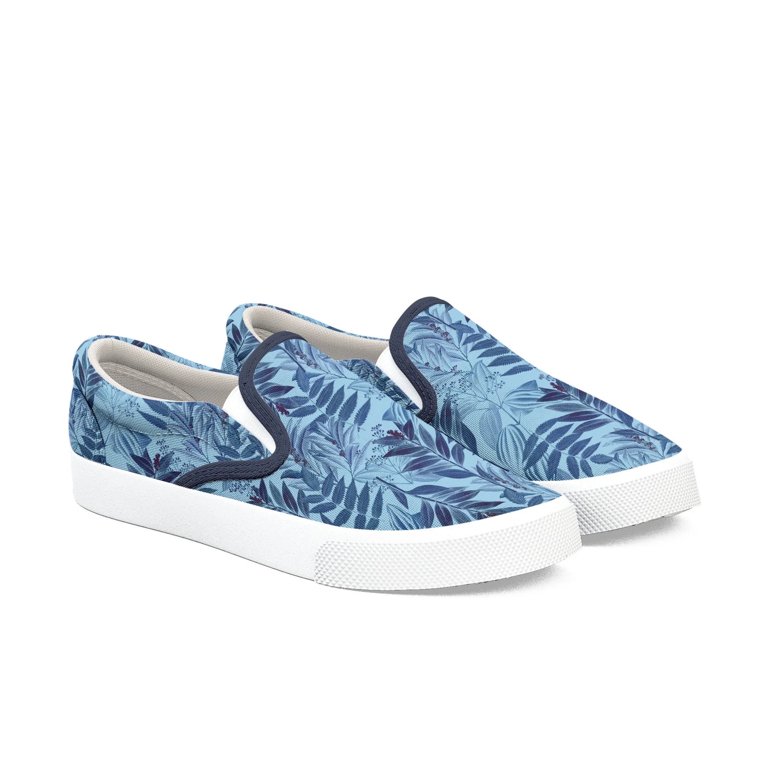 Tropical Blue Leaves