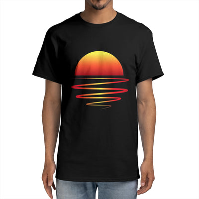 Minimal Ocean Sunset