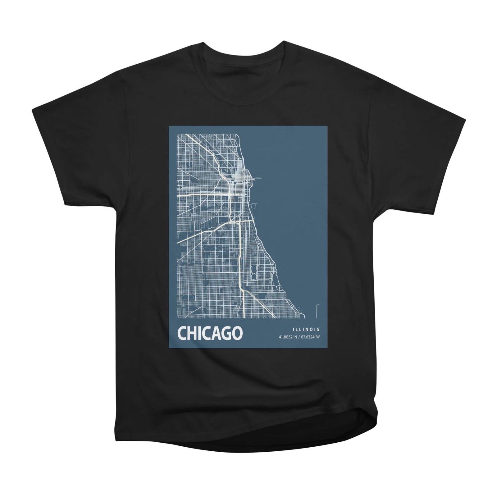 Chicago Blueprint City Map