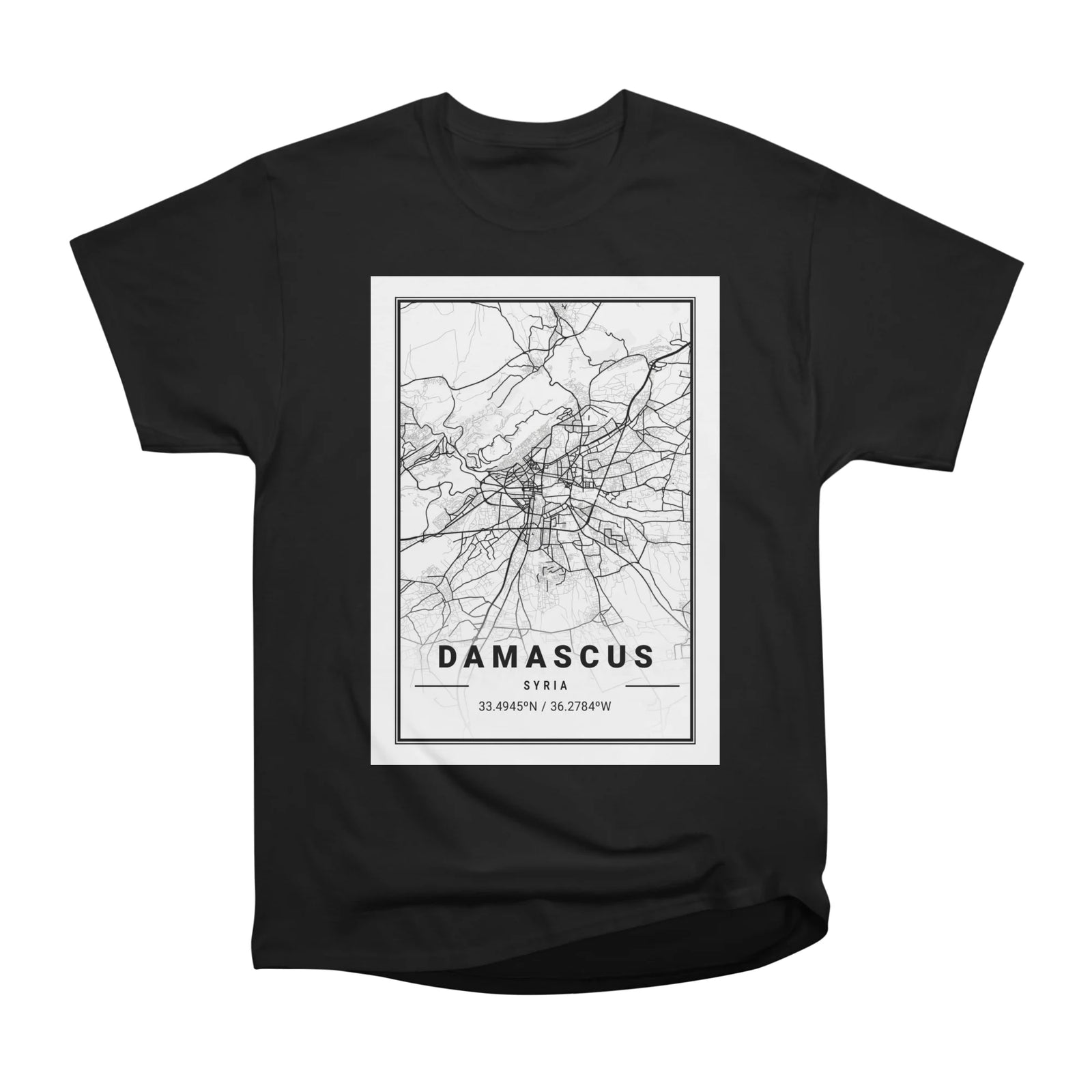 Damascus Light City Map