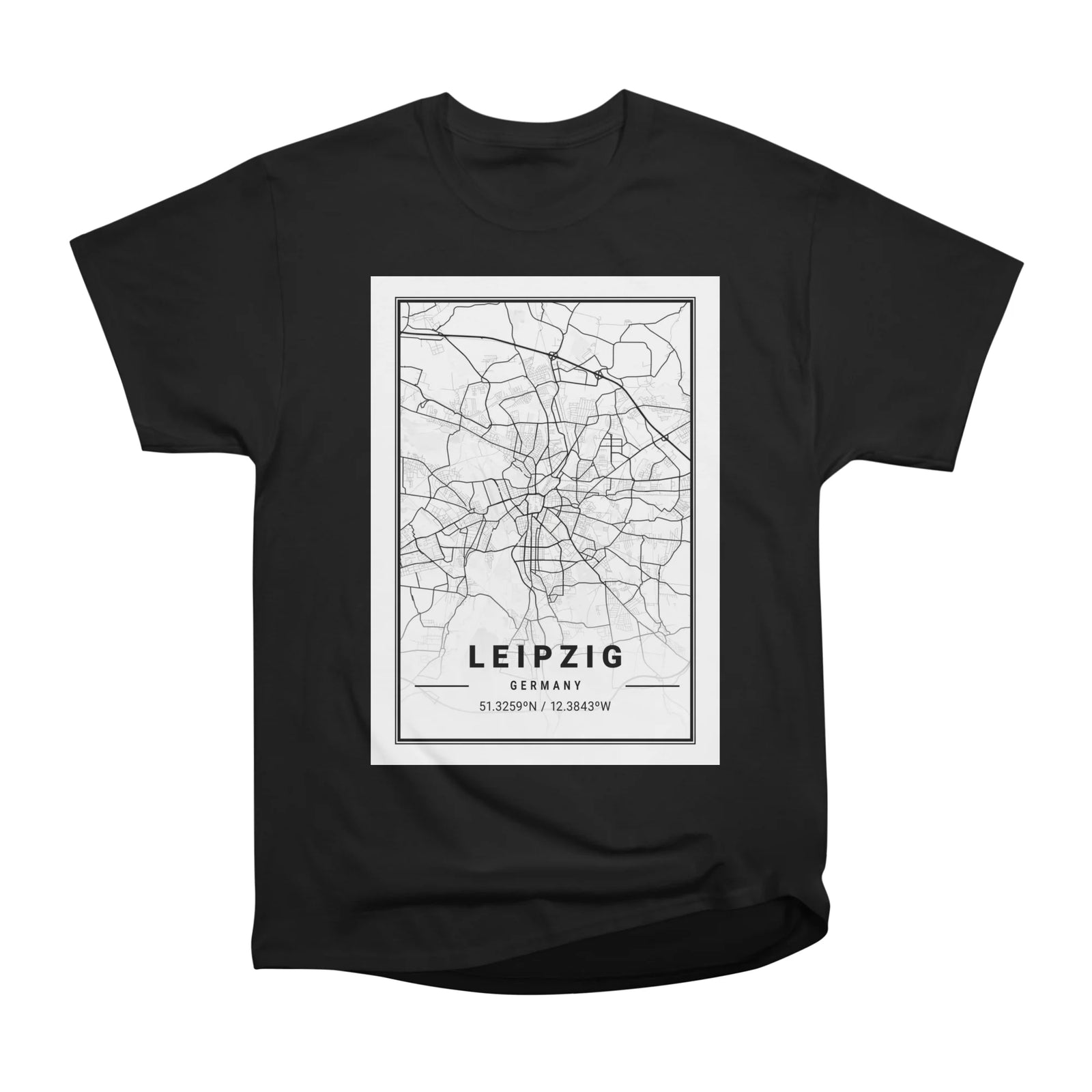 Leipzig Light City Map