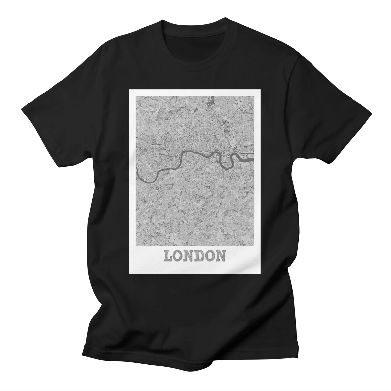 London - United Kingdom Pencil City Map