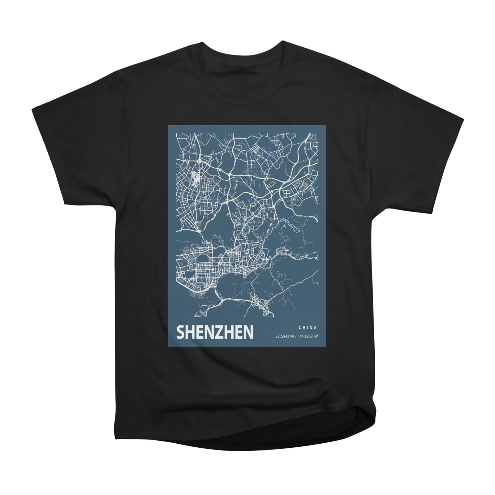 Shenzhen Blueprint City Map