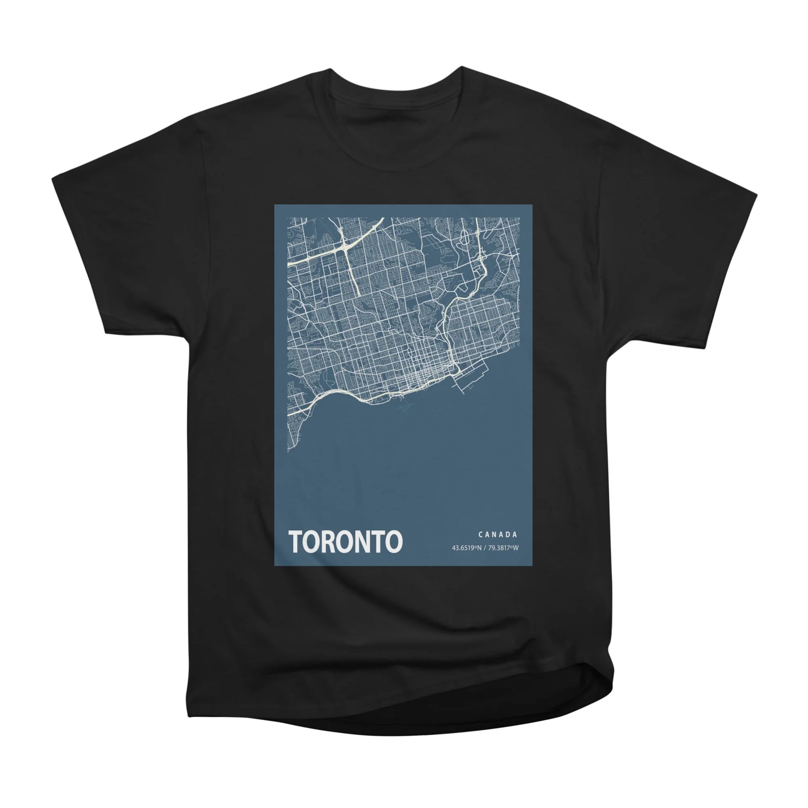 Toronto Blueprint City Map