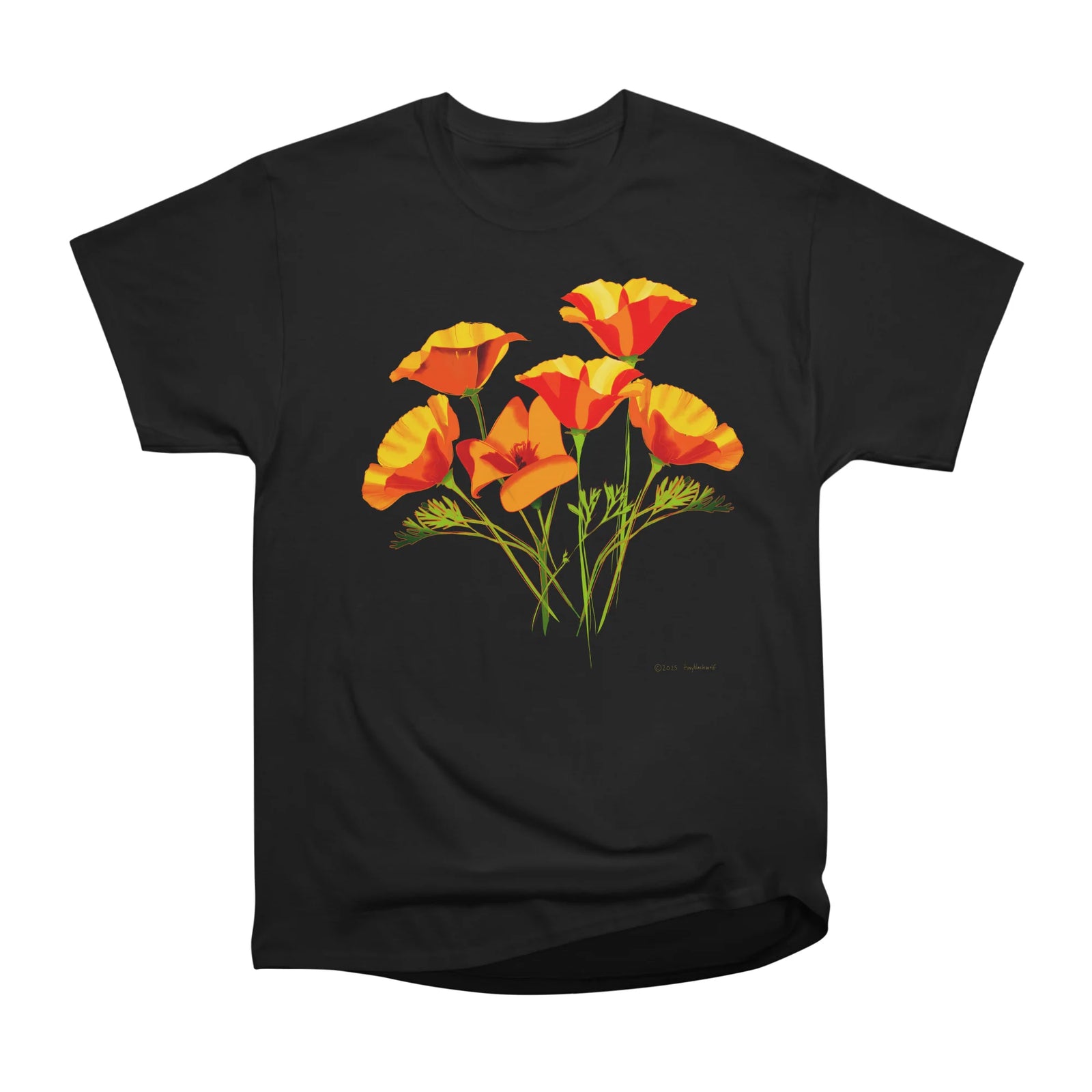 California Poppies - light background