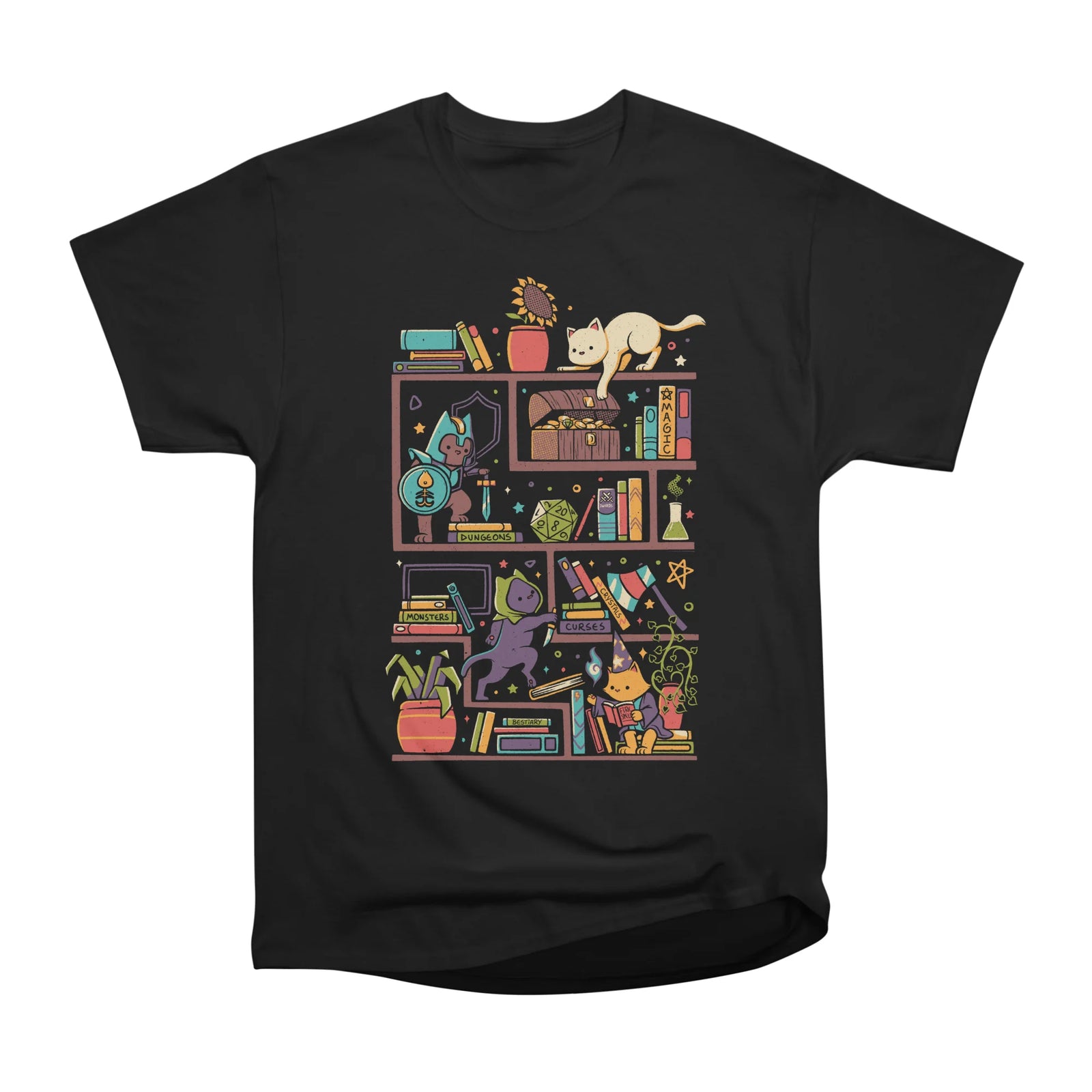 RPG Cats Bookshelf
