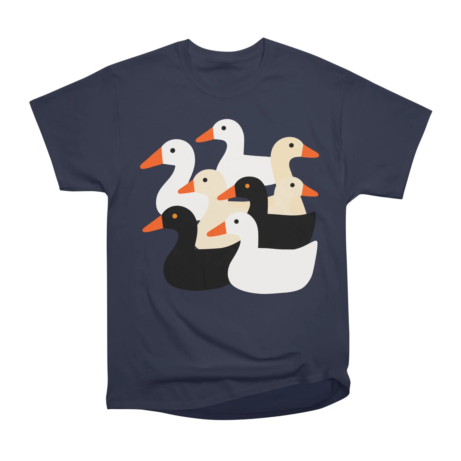 Minimalist Silly Goose Flock