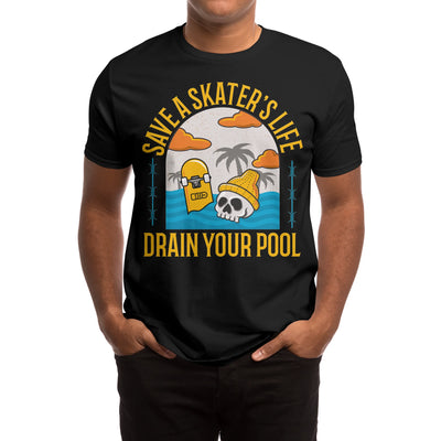 Streetwear Skateboard Graphic - Save A Skater's Life Drain Your Pool