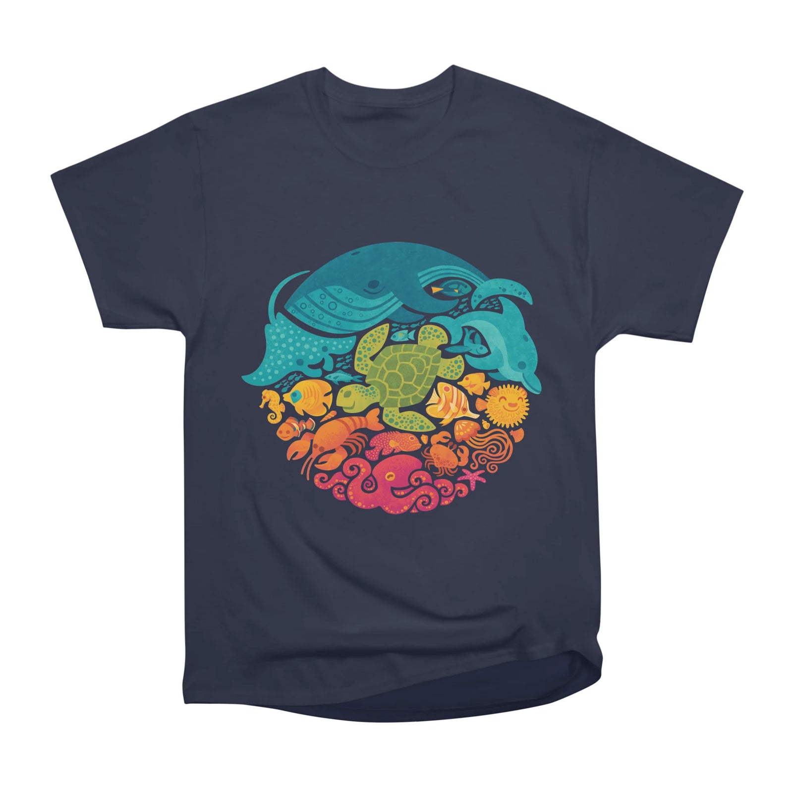 Aquatic Rainbow : Turtle crest