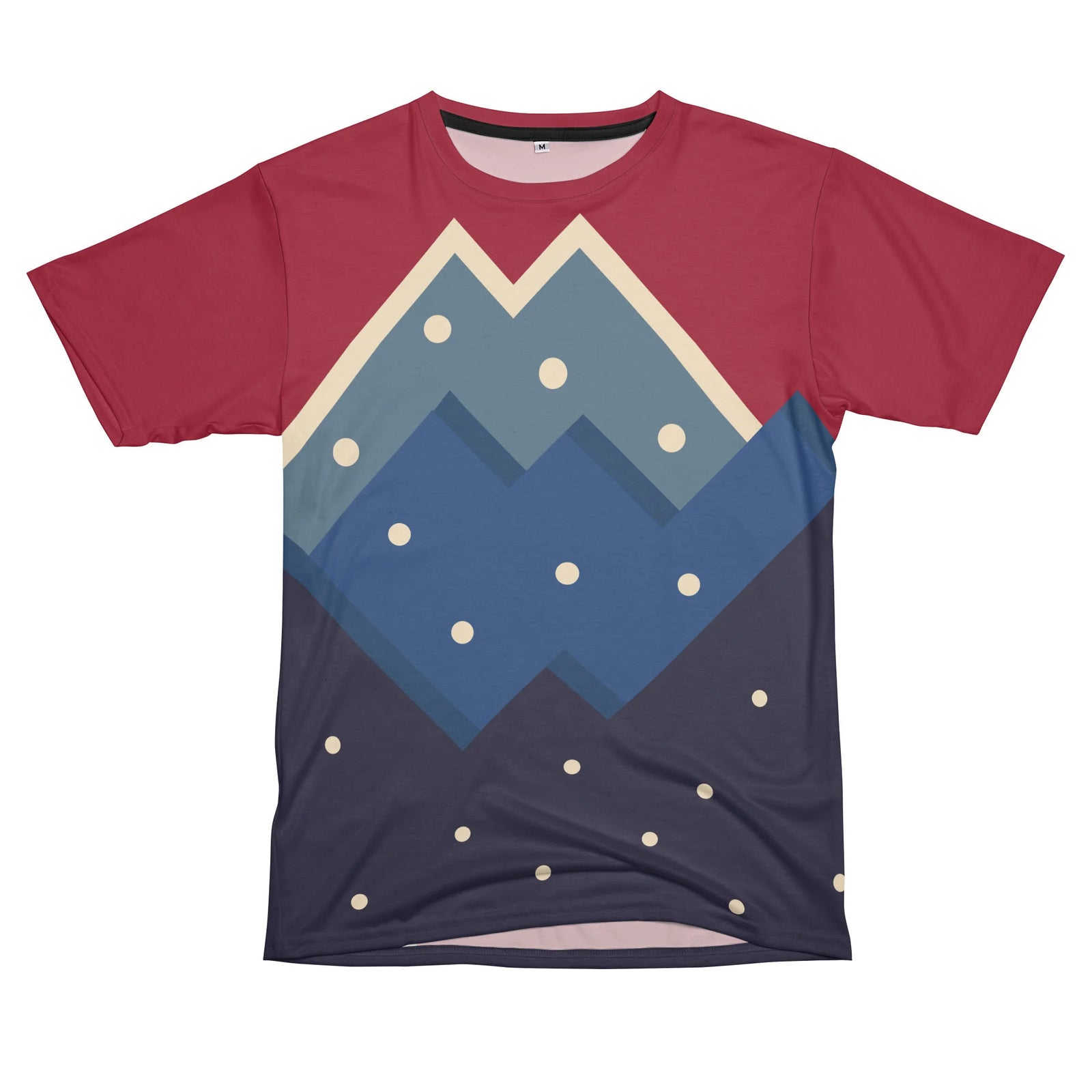 Winter mountain scene
