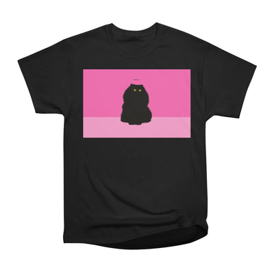 Puffy Cat on Deep Pink