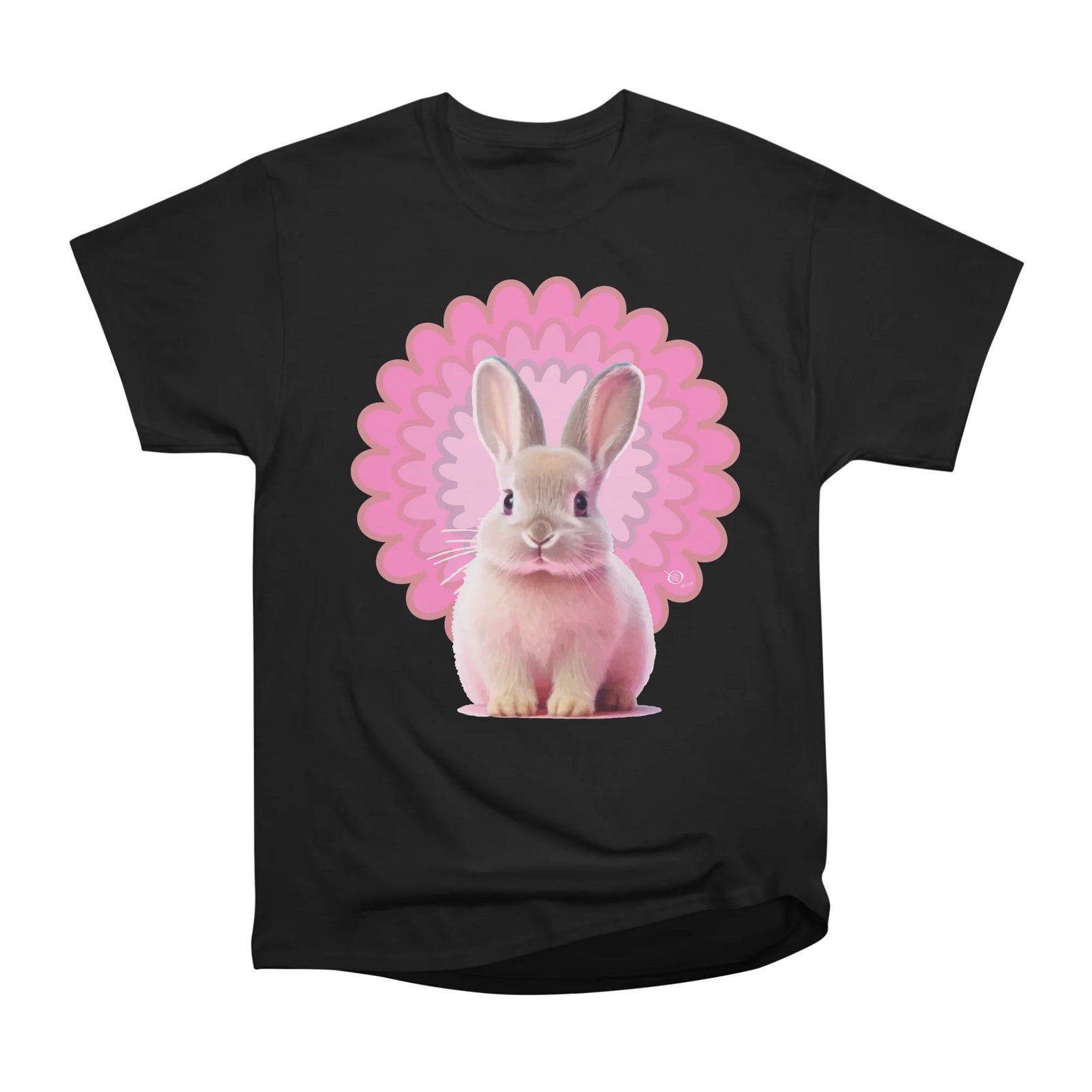 Rabbit in pink cabbage